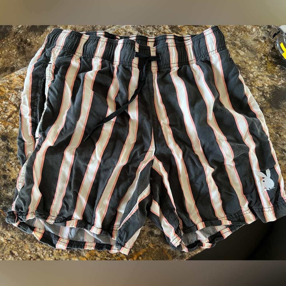 Playboy by pac sun striped shorts in great condition. Size S with 5” inseam